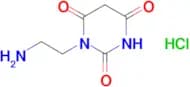 1-(2-aminoethyl)-1,3-diazinane-2,4,6-trione hydrochloride