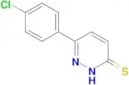 6-(4-chlorophenyl)pyridazine-3-thiol