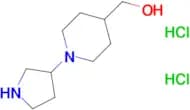 (1-(pyrrolidin-3-yl)piperidin-4-yl)methanol dihydrochloride