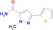1-methyl-3-(thiophen-2-yl)-1H-pyrazole-5-carboxamide