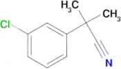 2-(3-chlorophenyl)-2-methylpropanenitrile