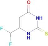 6-(difluoromethyl)-2-sulfanylidene-1,2,3,4-tetrahydropyrimidin-4-one