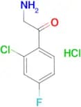 2-amino-1-(2-chloro-4-fluorophenyl)ethan-1-one hydrochloride