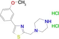 1-{[4-(3-methoxyphenyl)-1,3-thiazol-2-yl]methyl}piperazine dihydrochloride