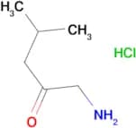 1-amino-4-methylpentan-2-one hydrochloride