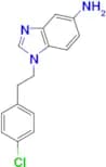 1-[2-(4-chlorophenyl)ethyl]-1H-1,3-benzodiazol-5-amine