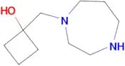 1-[(1,4-diazepan-1-yl)methyl]cyclobutan-1-ol