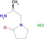 1-[(2S)-2-aminopropyl]pyrrolidin-2-one hydrochloride