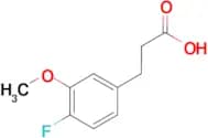 3-(4-fluoro-3-methoxyphenyl)propanoic acid