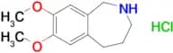 7,8-Dimethoxy-2,3,4,5-tetrahydro-1H-benzo[c]azepine hydrochloride