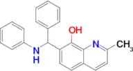 2-Methyl-7-(phenyl(phenylamino)methyl)quinolin-8-ol