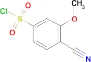 4-Cyano-3-methoxy-benzenesulfonyl chloride