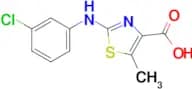 2-(3-Chloro-phenylamino)-5-methyl-thiazole-4-carboxylic acid