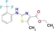 5-Methyl-2-(2-trifluoromethyl-phenylamino)-thiazole-4-carboxylic acid ethyl ester