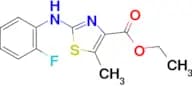2-(2-Fluoro-phenylamino)-5-methyl-thiazole-4-carboxylic acid ethyl ester