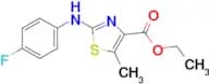 2-(4-Fluoro-phenylamino)-5-methyl-thiazole-4-carboxylic acid ethyl ester
