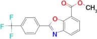 2-(4-Trifluoromethyl-phenyl)-benzooxazole-7-carboxylic acid methyl ester