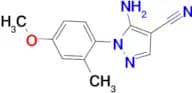 5-Amino-1-(4-methoxy-2-methyl-phenyl)-1H-pyrazole-4-carbonitrile