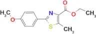 2-(4-Methoxy-phenyl)-5-methyl-thiazole-4-carboxylic acid ethyl ester