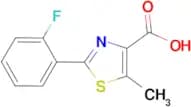 2-(2-Fluoro-phenyl)-5-methyl-thiazole-4-carboxylic acid