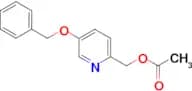 Acetic acid 5-benzyloxy-pyridin-2-ylmethyl ester