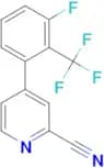 4-(3-Fluoro-2-trifluoromethyl-phenyl)-pyridine-2-carbonitrile