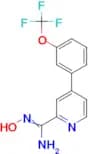 N-Hydroxy-4-(3-trifluoromethoxy-phenyl)-pyridine-2-carboxamidine