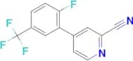 4-(2-Fluoro-5-trifluoromethyl-phenyl)-pyridine-2-carbonitrile
