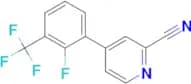 4-(2-Fluoro-3-trifluoromethyl-phenyl)-pyridine-2-carbonitrile