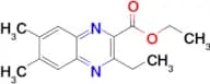 3-Ethyl-6,7-dimethyl-quinoxaline-2-carboxylic acid ethyl ester