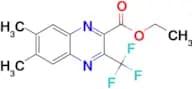 6,7-Dimethyl-3-trifluoromethyl-quinoxaline-2-carboxylic acid ethyl ester