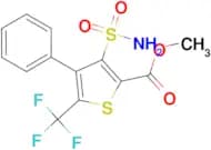 4-Phenyl-3-sulfamoyl-5-trifluoromethyl-thiophene-2-carboxylic acid methyl ester