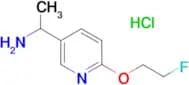 1-[6-(2-Fluoro-ethoxy)-pyridin-3-yl]-ethylamine; hydrochloride