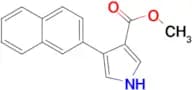 4-Naphthalen-2-yl-1H-pyrrole-3-carboxylic acid methyl ester