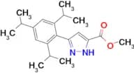 5-(2,4,6-Triisopropyl-phenyl)-1H-pyrazole-3-carboxylic acid methyl ester