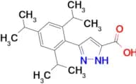 5-(2,4,6-Triisopropyl-phenyl)-1H-pyrazole-3-carboxylic acid