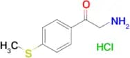 2-amino-1-(4-(methylthio)phenyl)ethan-1-one hydrochloride