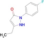 3-ethyl-1-(4-fluorophenyl)-4,5-dihydro-1H-pyrazol-5-one