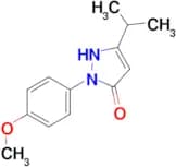 1-(4-methoxyphenyl)-3-(propan-2-yl)-4,5-dihydro-1H-pyrazol-5-one