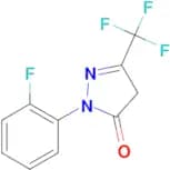 1-(2-fluorophenyl)-3-(trifluoromethyl)-4,5-dihydro-1H-pyrazol-5-one