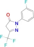 1-(3-fluorophenyl)-3-(trifluoromethyl)-4,5-dihydro-1H-pyrazol-5-one