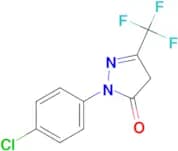 1-(4-chlorophenyl)-3-(trifluoromethyl)-4,5-dihydro-1H-pyrazol-5-one