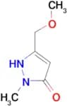 3-(methoxymethyl)-1-methyl-4,5-dihydro-1H-pyrazol-5-one
