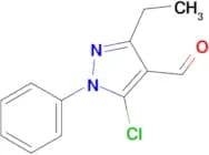 5-chloro-3-ethyl-1-phenyl-1H-pyrazole-4-carbaldehyde