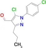 5-chloro-1-(4-chlorophenyl)-3-propyl-1H-pyrazole-4-carbaldehyde