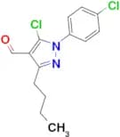 3-butyl-5-chloro-1-(4-chlorophenyl)-1H-pyrazole-4-carbaldehyde