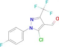 5-chloro-1-(4-fluorophenyl)-3-(trifluoromethyl)-1H-pyrazole-4-carbaldehyde