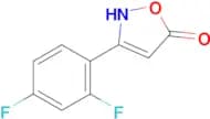 3-(2,4-difluorophenyl)-1,2-oxazol-5-ol