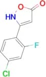 3-(4-chloro-2-fluorophenyl)-1,2-oxazol-5-ol