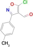 5-chloro-3-(4-methylphenyl)-1,2-oxazole-4-carbaldehyde